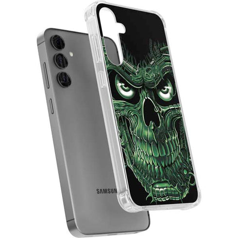 Liquid Blue Terminator Dragon Galaxy S24 Plus Clear Case